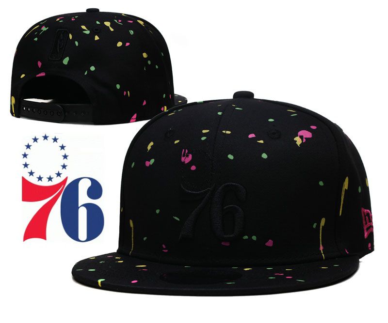 2022 NBA Philadelphia 76ers Hat ChangCheng 09273->->Sports Caps